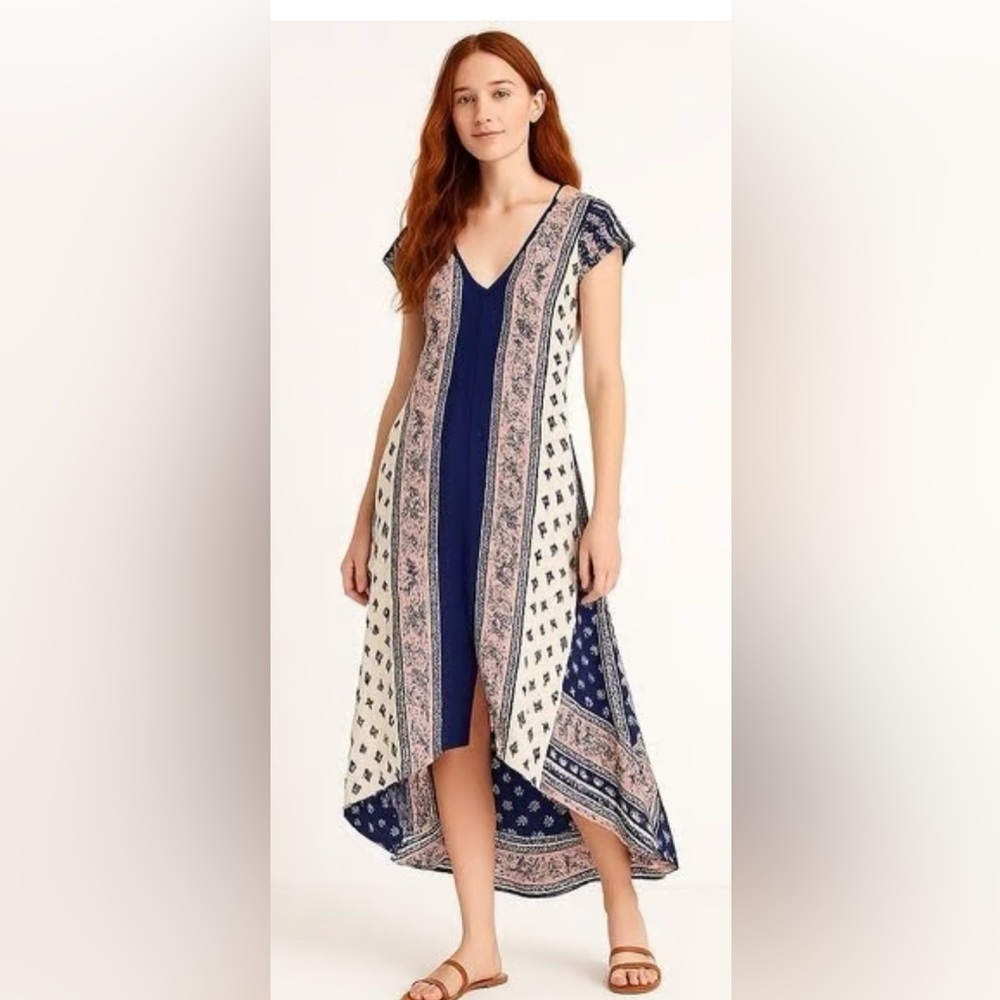 Maeve Pink and Blue Dress